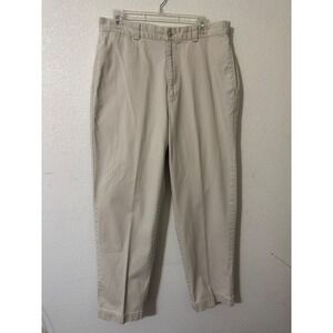Polo Ralph Lauren Classic Chino Pants Beige Cotton‎ Blend Size 34x30
